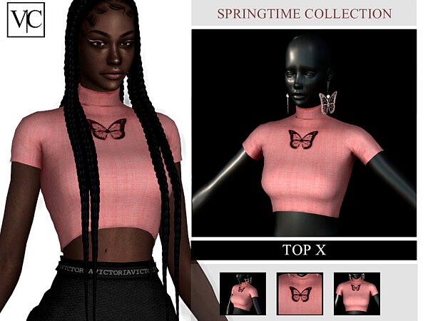 SpringTime Collection Top X by Viy Sims from TSR