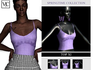 SpringTime Collection Top XI sims4 cc