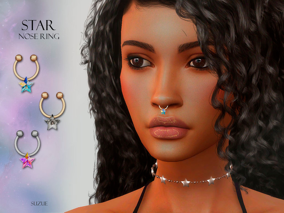 Star Nose Ring By Suzue From Tsr • Sims 4 Downloads