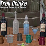 Star Trek Drinks sims 4 cc