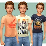 T Shirt Collection for Boys P20 sims 4 cc