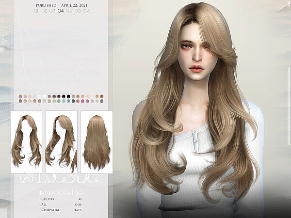 TO0418 Hair by wingssims from TSR