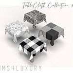 Table Cloth Collection 5 sims 4 cc