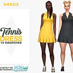 Tennis Dress sims 4 cc