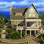 The Flower Cabin sims 4 cc