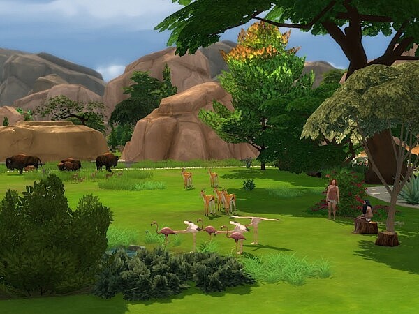 The Savannah and Little Pond from KyriaTs Sims 4 World