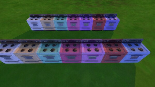 The Yum Cooker Recolors by chibievil from Mod The Sims