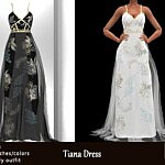 Tiana Dress sims 4 cc