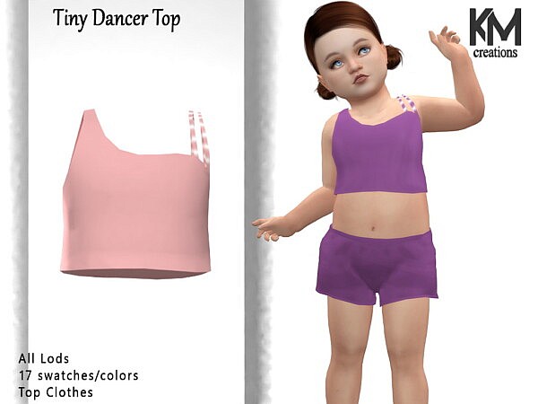 Tiny Dancer Top sims 4 cc