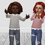 Toddler Collared Jumper sims 4 cc