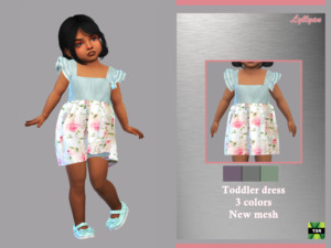 Toddler Dress Aline sims 4 cc