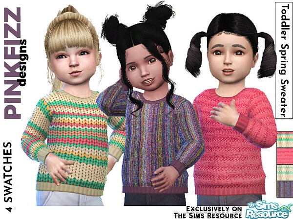 Toddler Spring Sweater sims 4 cc