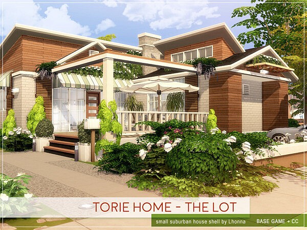 Torie Home The Lot sims 4 cc