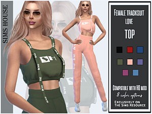 Tracksuit Top sims 4 cc