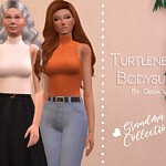 Turtleneck Bodysuit v3 sims 4 cc