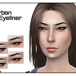 Urban Eyeliner sims 4 cc
