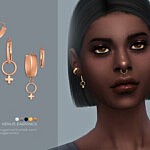 Venus earrings sims 4 cc