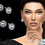 Vintage inspired diamond earrings