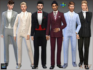 Wedding outfits for grooms sims 4 cc