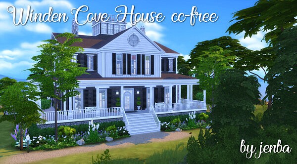 Winden Cove House CC free sims 4 cc