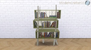Woodlands Bookshelve sims 4 cc