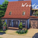 Woody House sims 4 cc