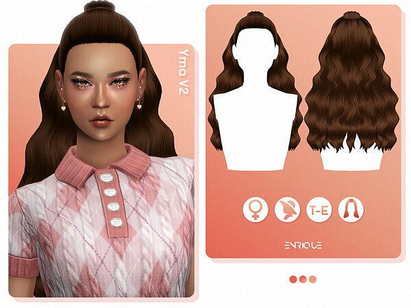 Yma Hair V2 by EnriqueS4 from TSR