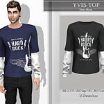 Yves Top sims 4 cc