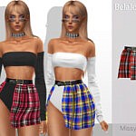 belaloallure Missy skirt sims 4 cc