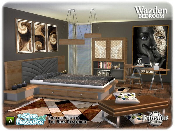 Wazden bedroom by jomsims from TSR