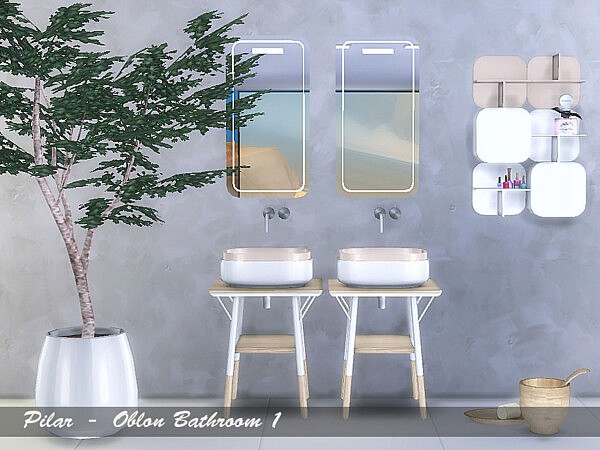 Oblon Bathroom by Pilar from TSR