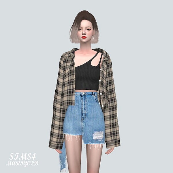 O Shirts With U Cop Top V2 from SIMS4 Marigold • Sims 4 Downloads