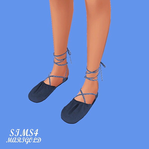 S2 Ballerina Flat Shoes V2 from SIMS4 Marigold
