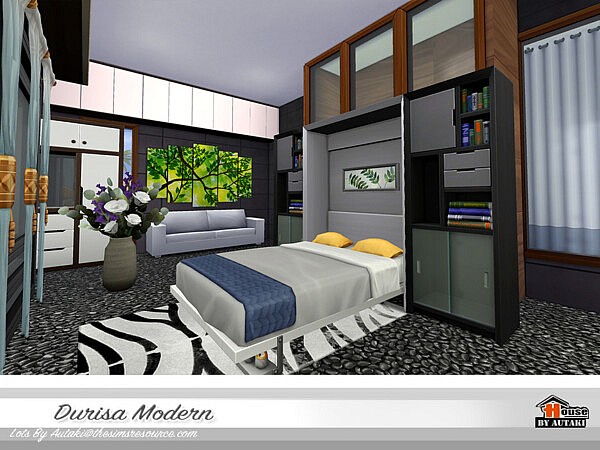 Durisa Modern House NoCC by autaki from TSR