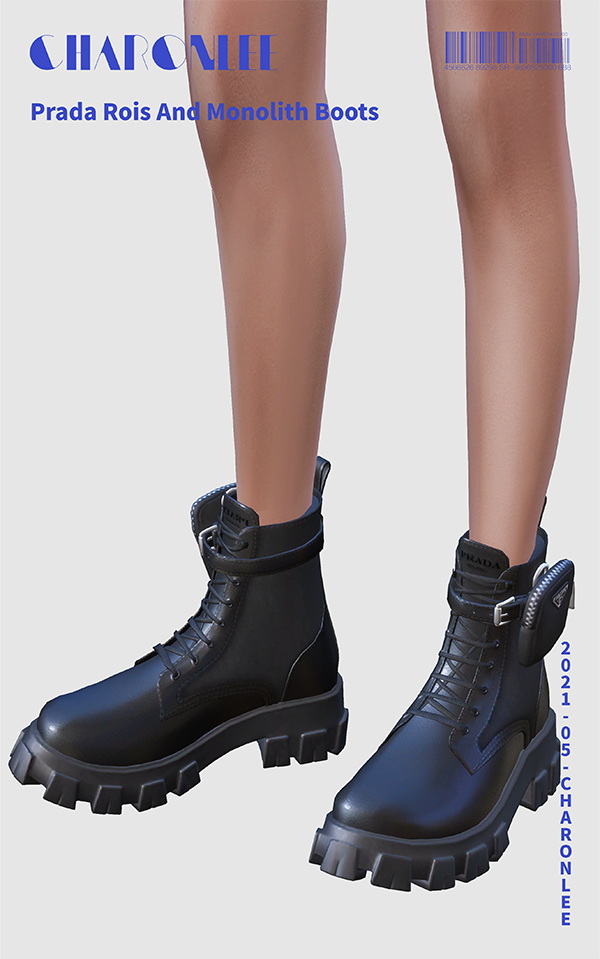 Rois And Monolith Boots from Charonlee • Sims 4 Downloads