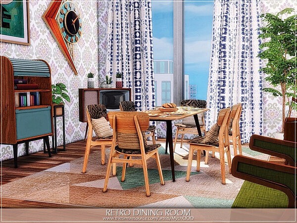 Retro Dining Room by MychQQQ from TSR