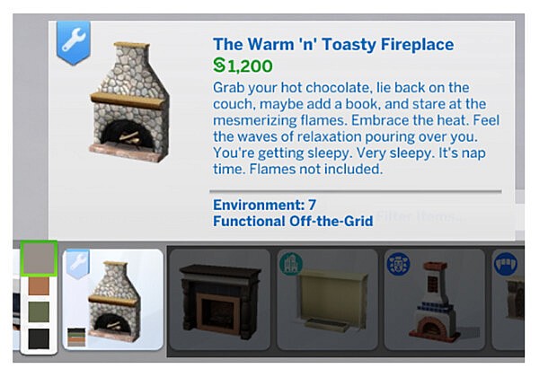 The Warm n Toasty Fireplace by Menaceman44 from Mod The Sims