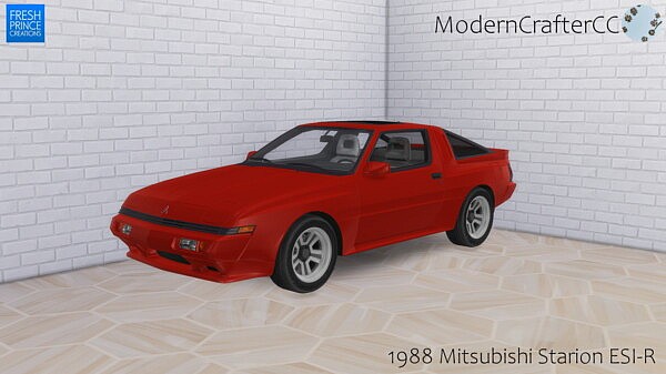 1988 Mitsubishi Starion ESI R sims 4 cc