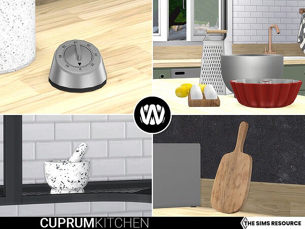 Cuprum Kitchen   Decorations by wondymoon from TSR