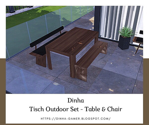 Tisch Outdoor Set from Dinha Gamer