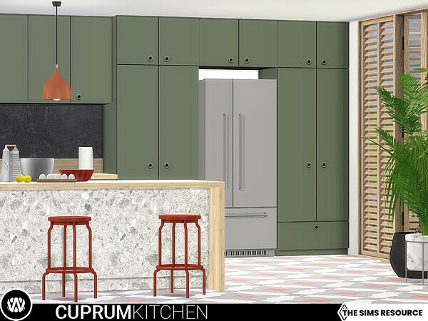 Cuprum Kitchen Surfaces by wondymoon from TSR