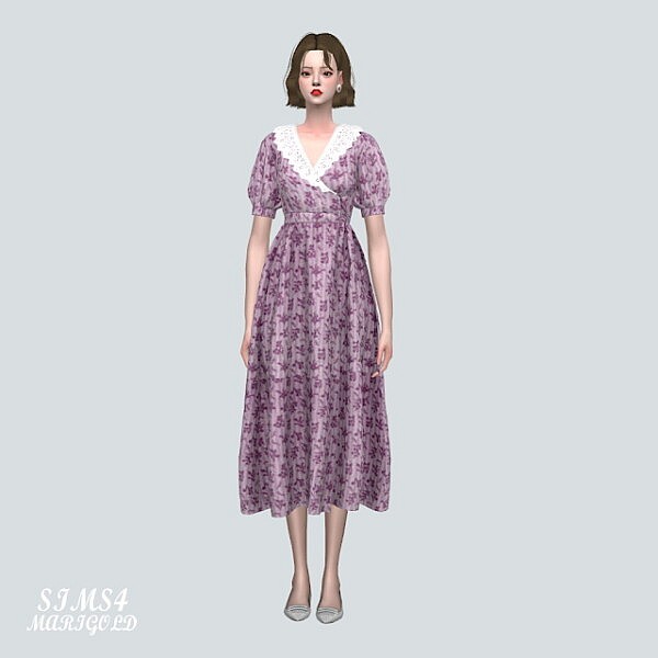 LW 1 Long Dress from SIMS4 Marigold