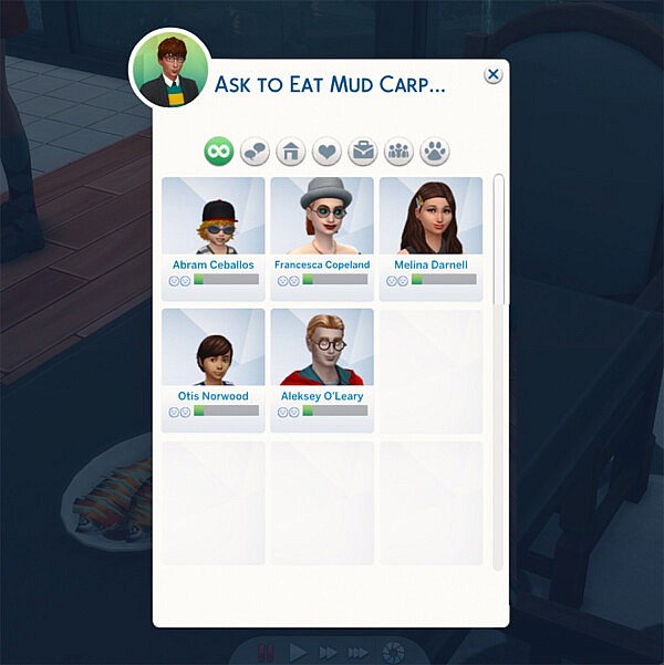 Ask to Eat and more by amellce from Mod The Sims