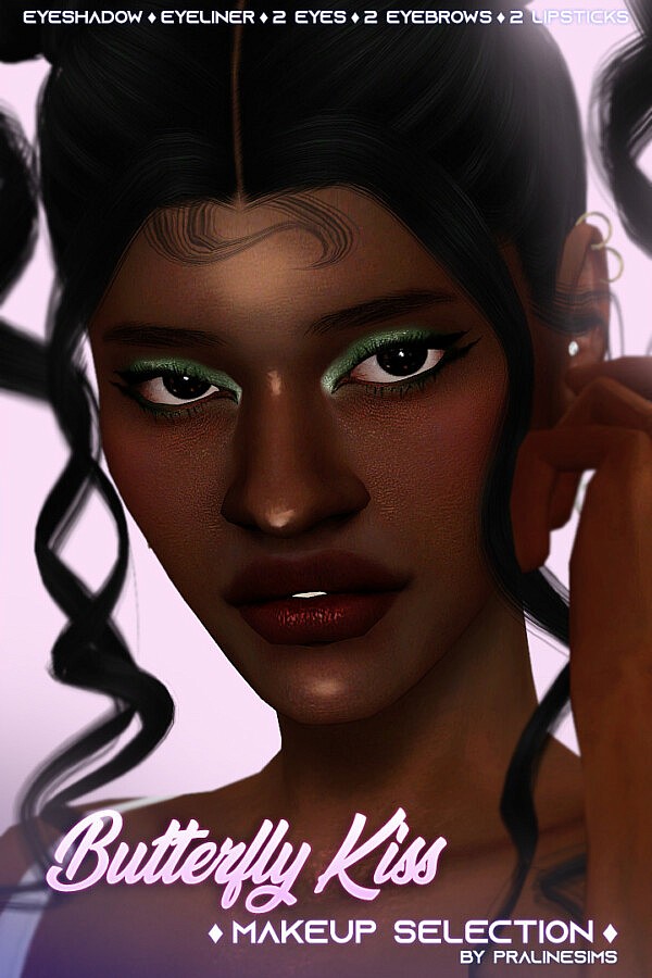 Butterfly Kiss Makeup Selection from Praline Sims