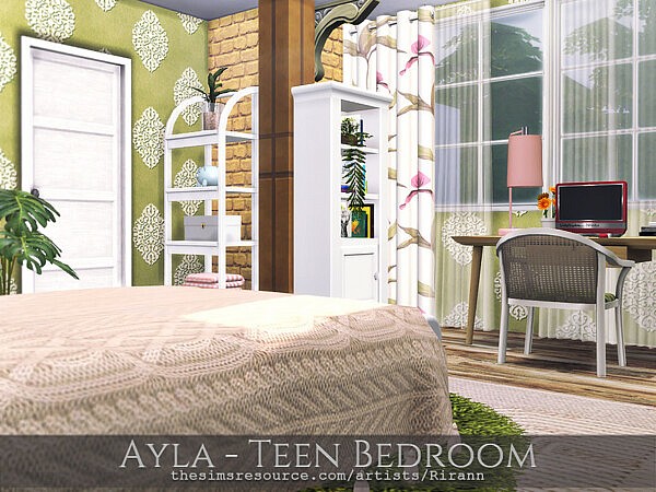 Ayla Teen Bedroom by Rirann from TSR