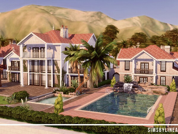 Calabasas Mansion by SIMSBYLINEA from TSR