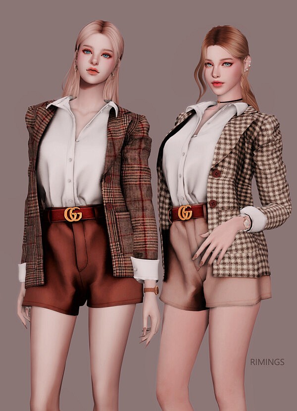 Vintage Jacket, Blouse and Short Pants from Rimings