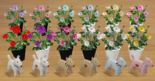 Flowers and Toy from Descargas Sims