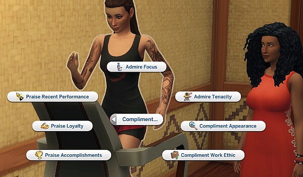 Praise and Admiration Pack by helaene from Mod The Sims