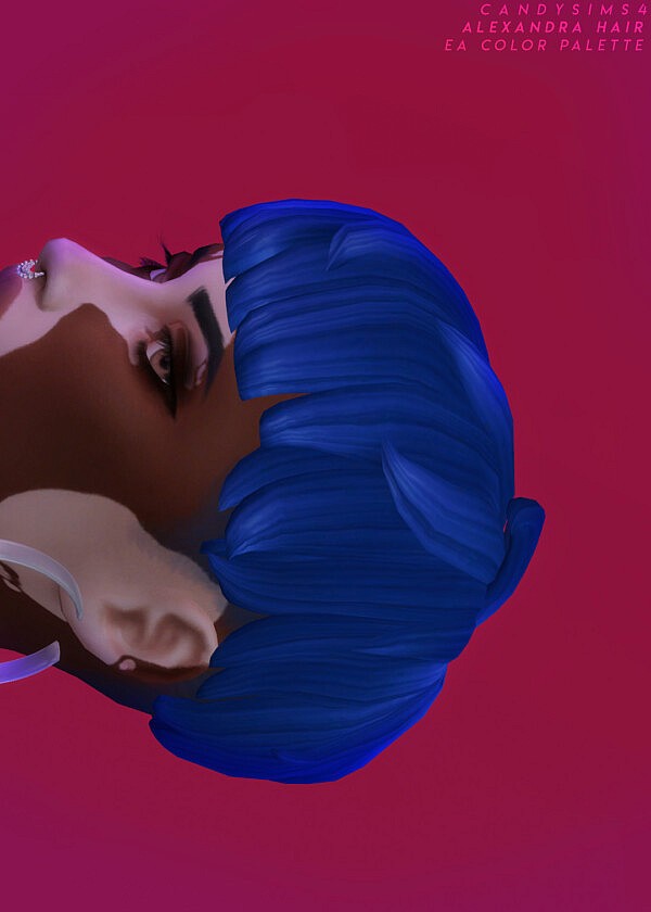 Alexandra Hair from Candy Sims 4